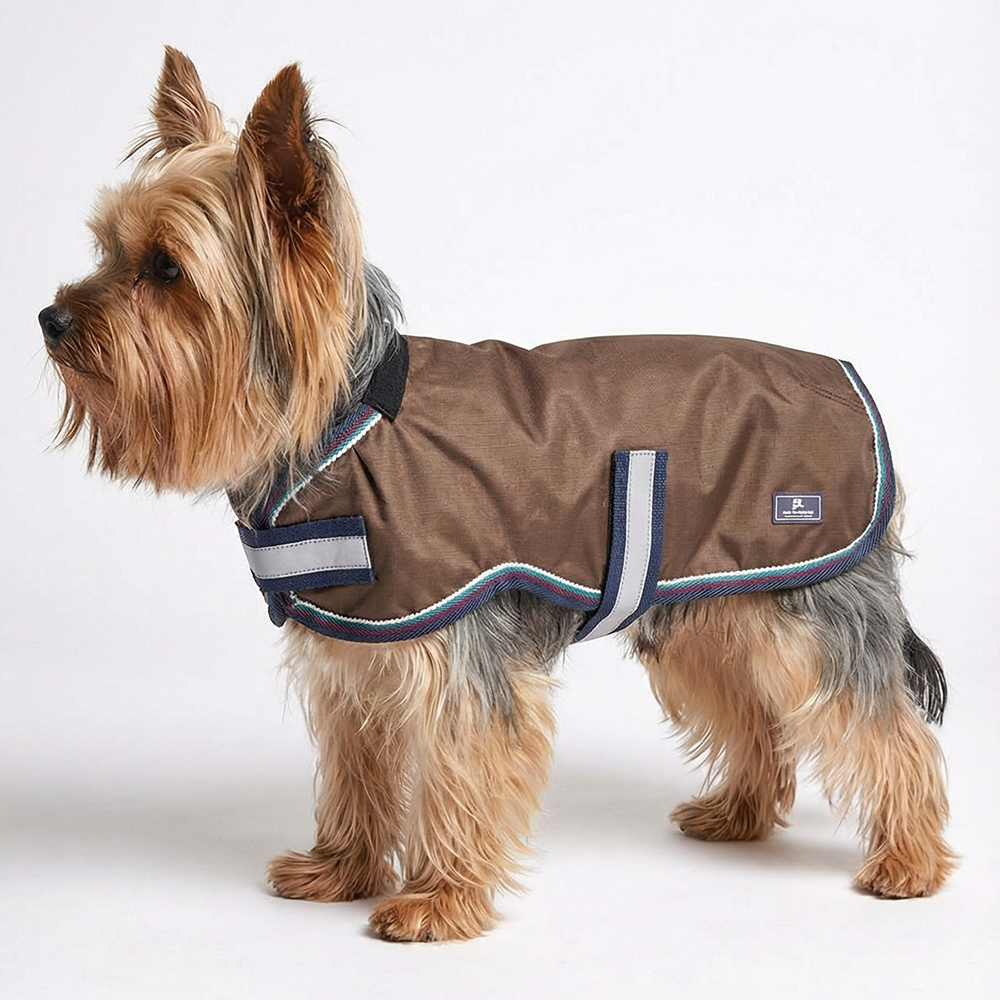 Попона для собаки на флисе коричневый Первая Конная Мануфактура