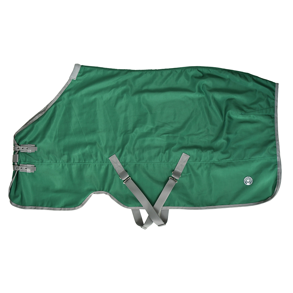 Попона денниковая FLEECE-LINED на флисе зелёный/серый