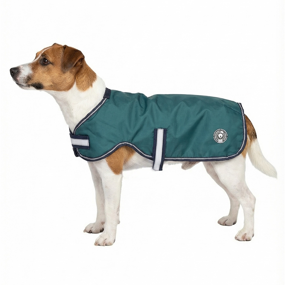 Попона для собаки Big на флисе изумруд Первая Конная Мануфактура