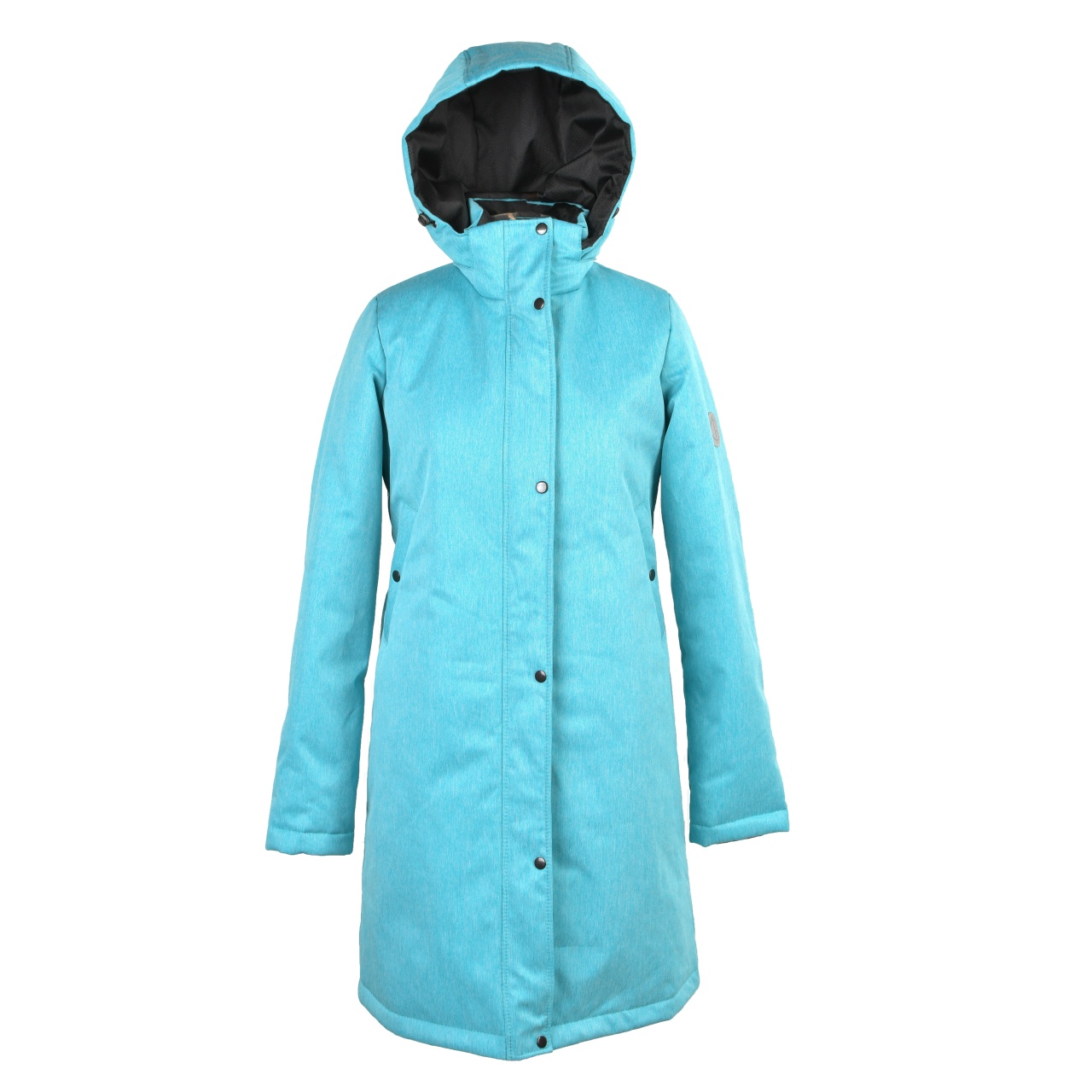 Пальто утеплённое 100см мята меланж Первая Конная Мануфактура