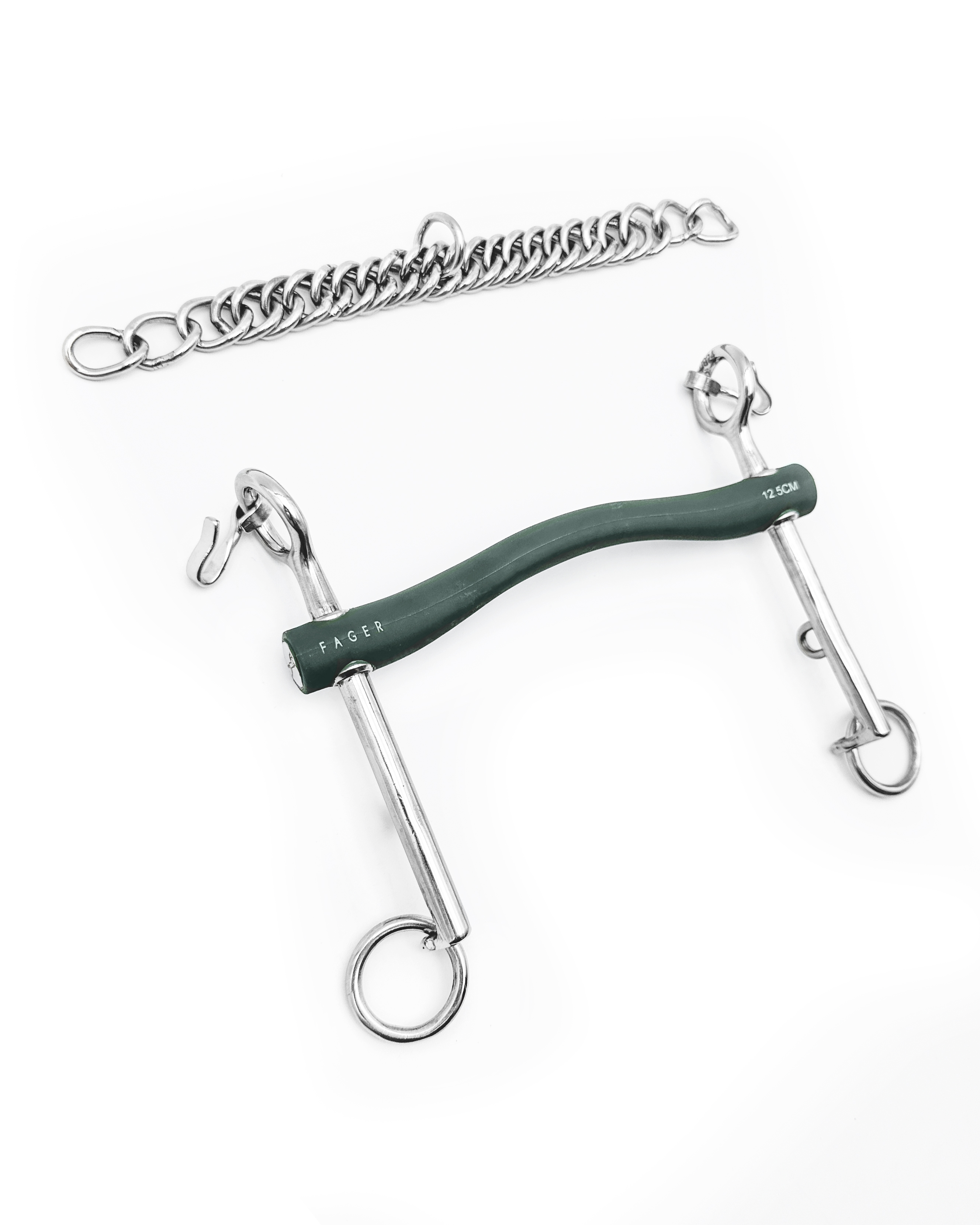 Мундштук Andrea Soft Rubber bit, мягкий, 7 см