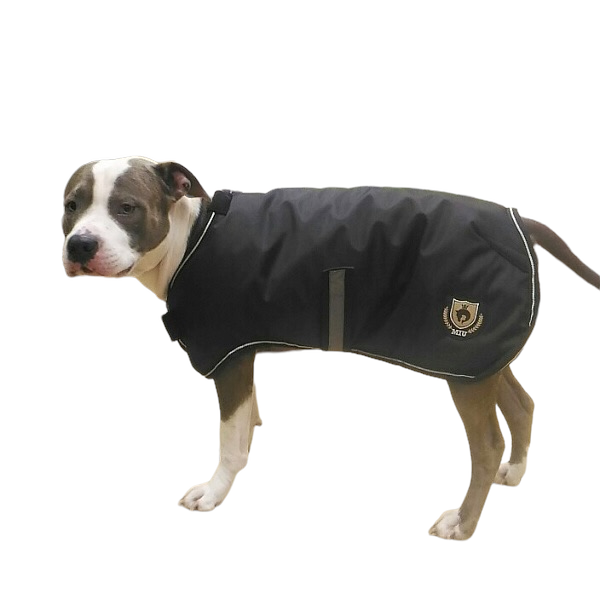 Попона для собаки на флисе чёрный