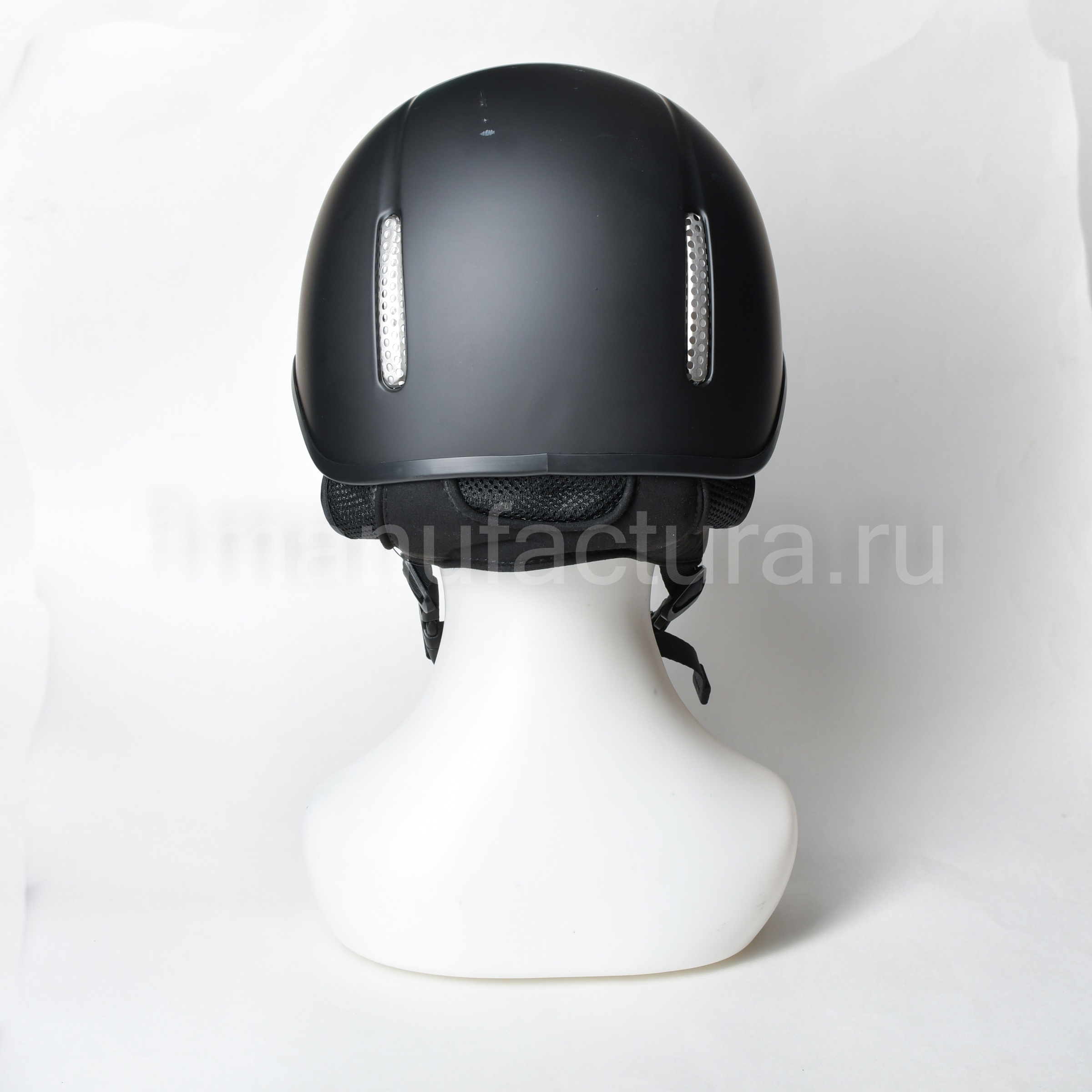 Шлем для верховой езды со съёмным козырьком чёрный