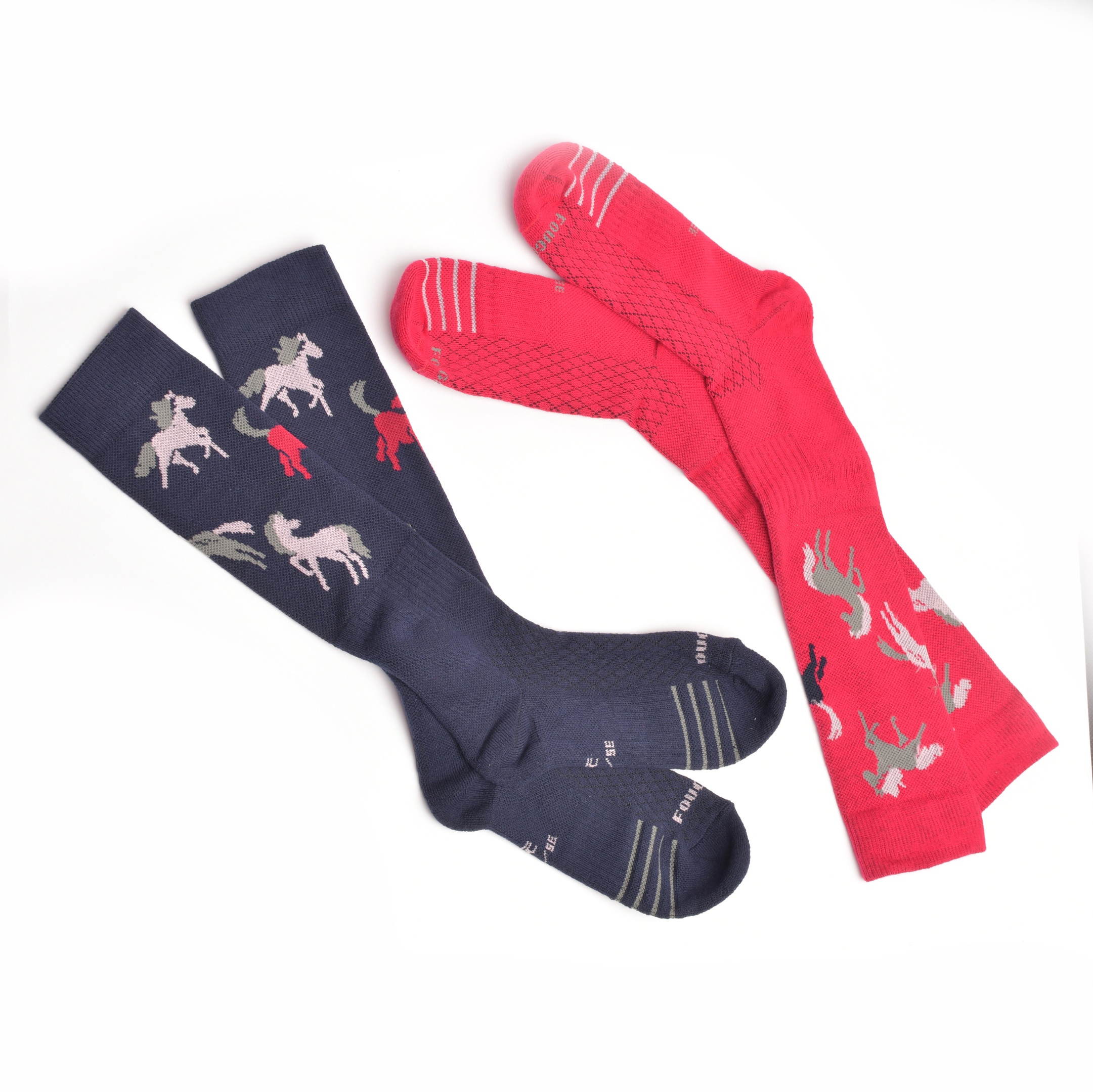 Гольфы SKS 500 Graph 2 пары тёмно-синий/розовый