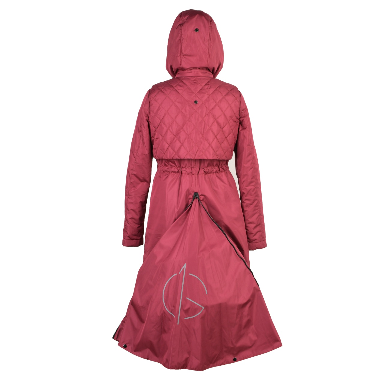 Пальто демисезон 125см бордо