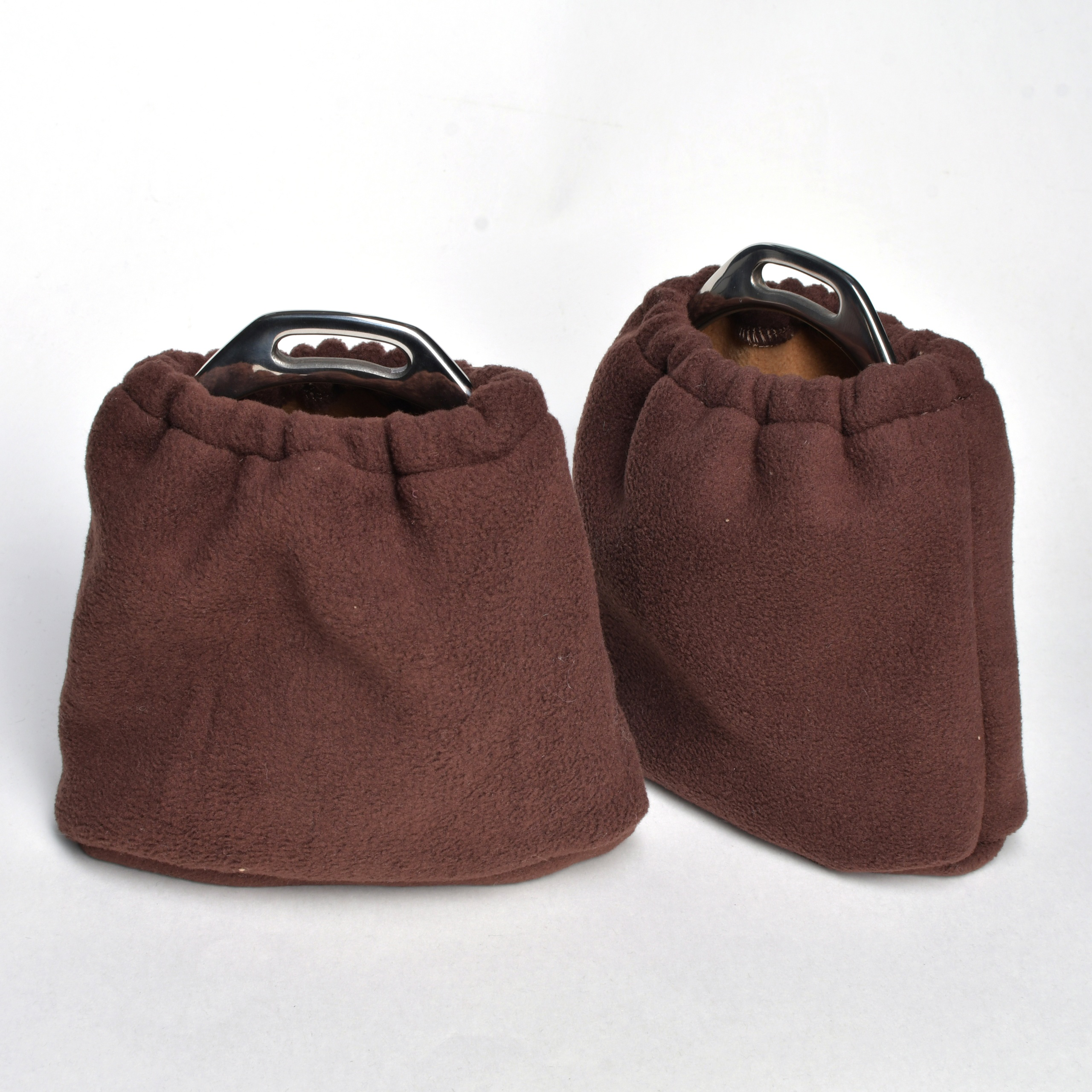 Чехлы на стремена CASE флисовые коричневый