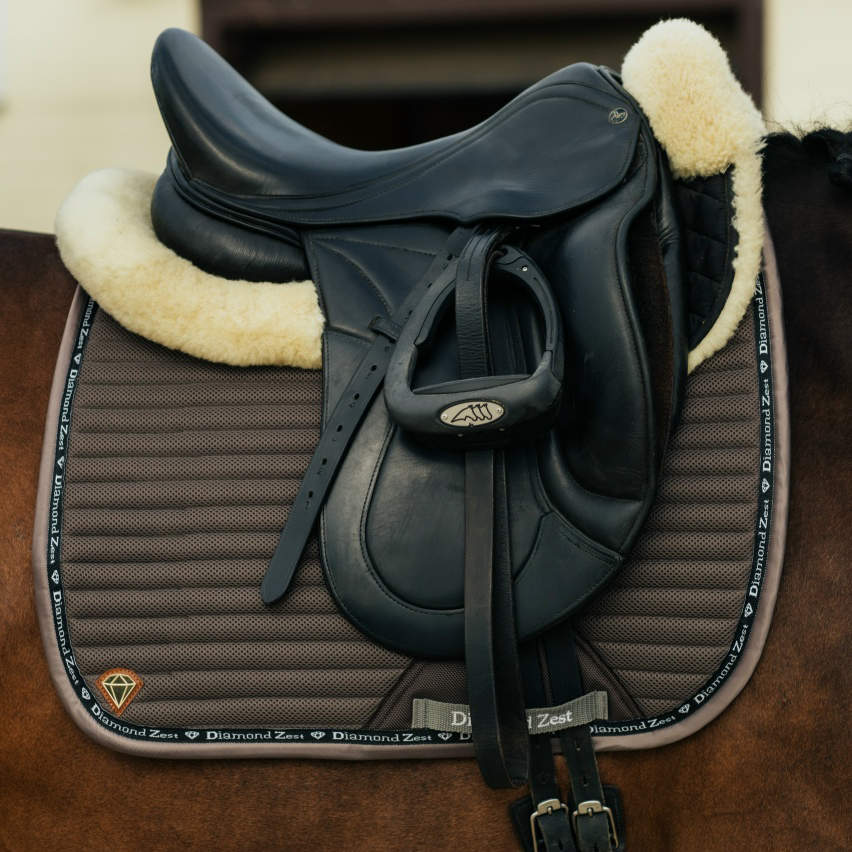 Вальтрап выездковый AIR Graphite серый Первая Конная Мануфактура