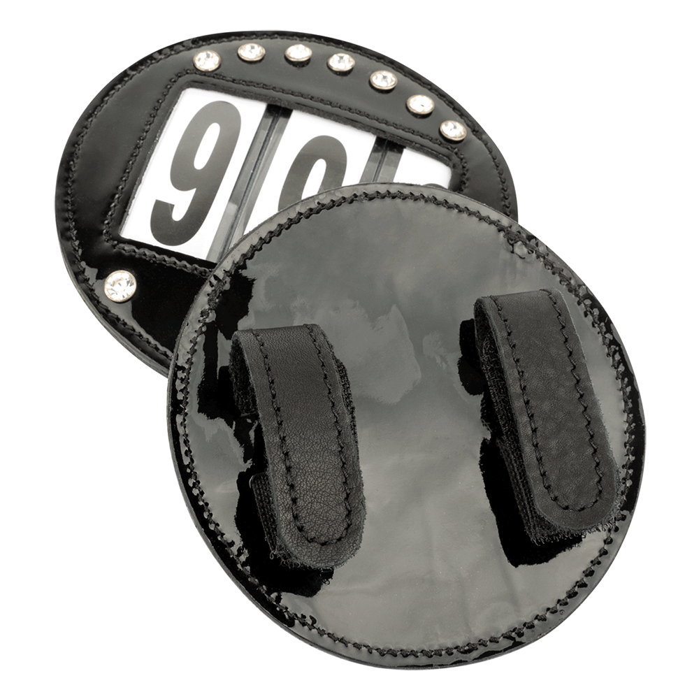 Номерки стартовые, кожа, комплект