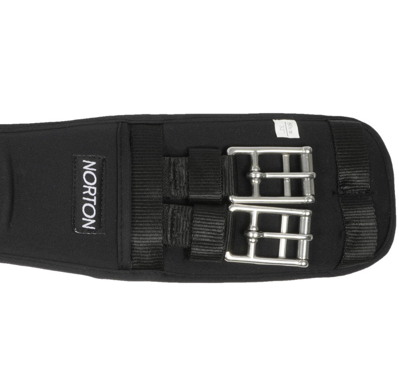 Подпруга выездковая непреновая Memory чёрный