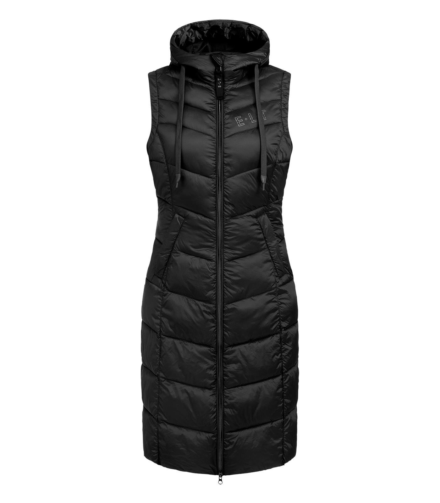 Жилет удлиненный Ostende чёрный Первая Конная Мануфактура