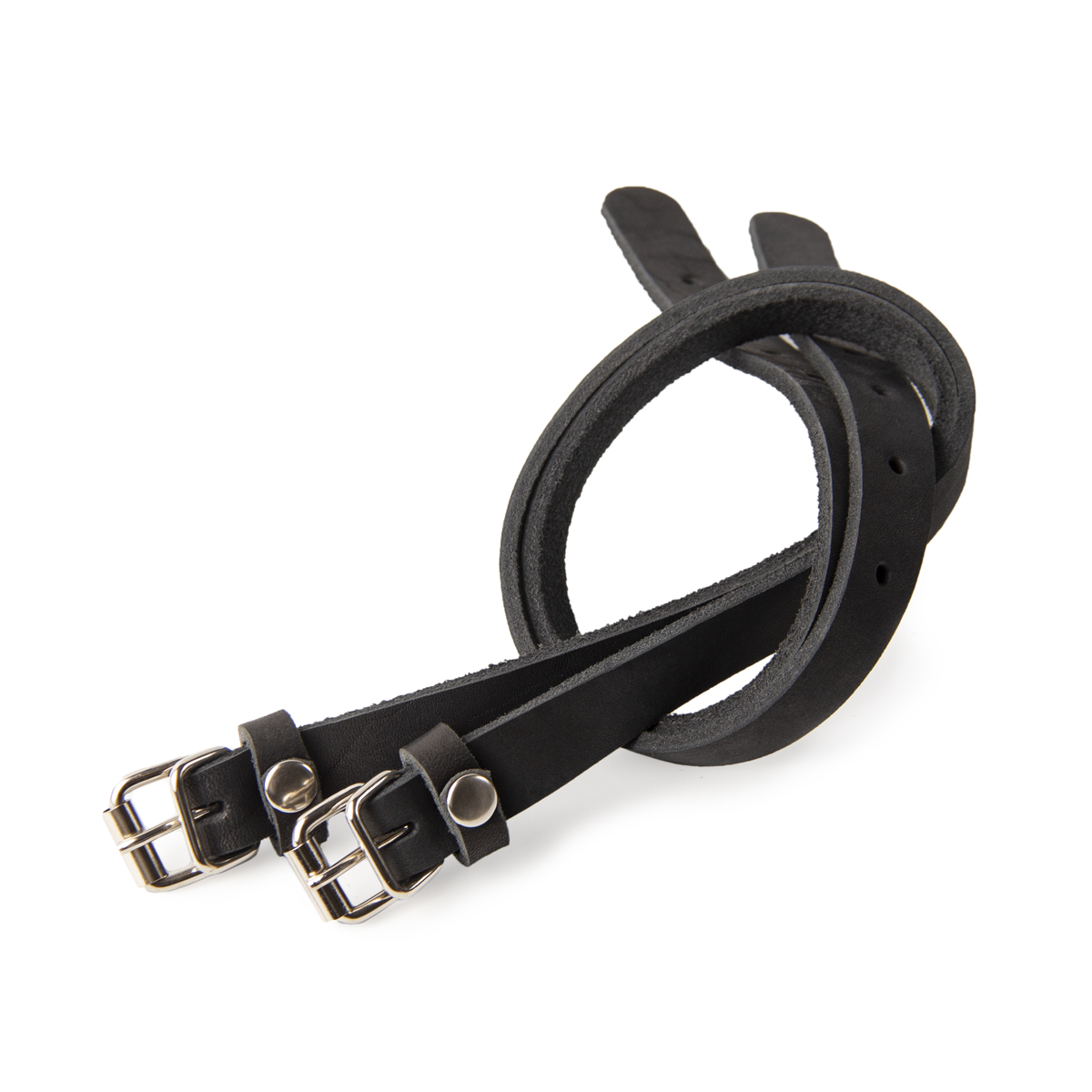 Тренчики кожаные НО чёрный