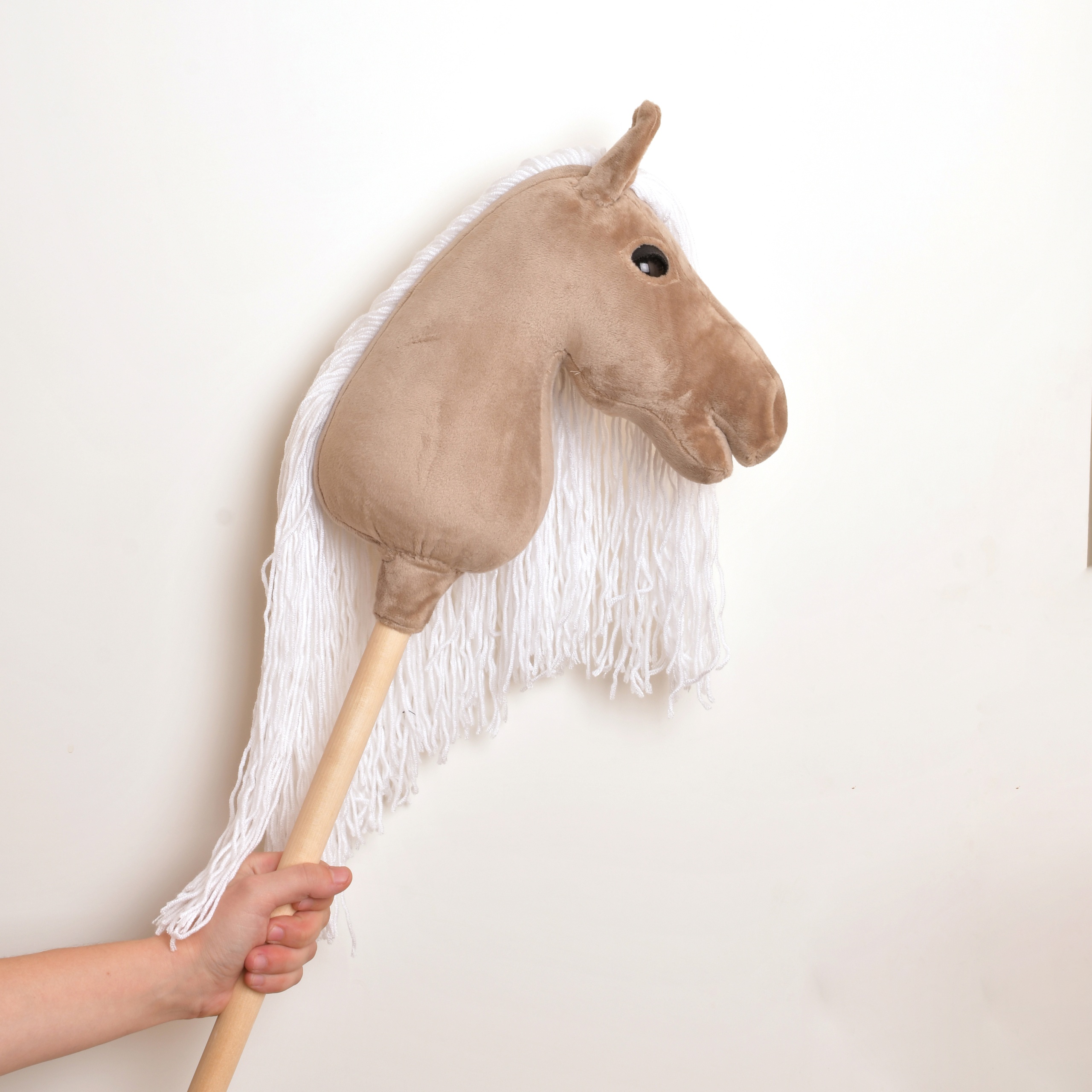 Хобби хорс пони HORSY капучино/белая грива