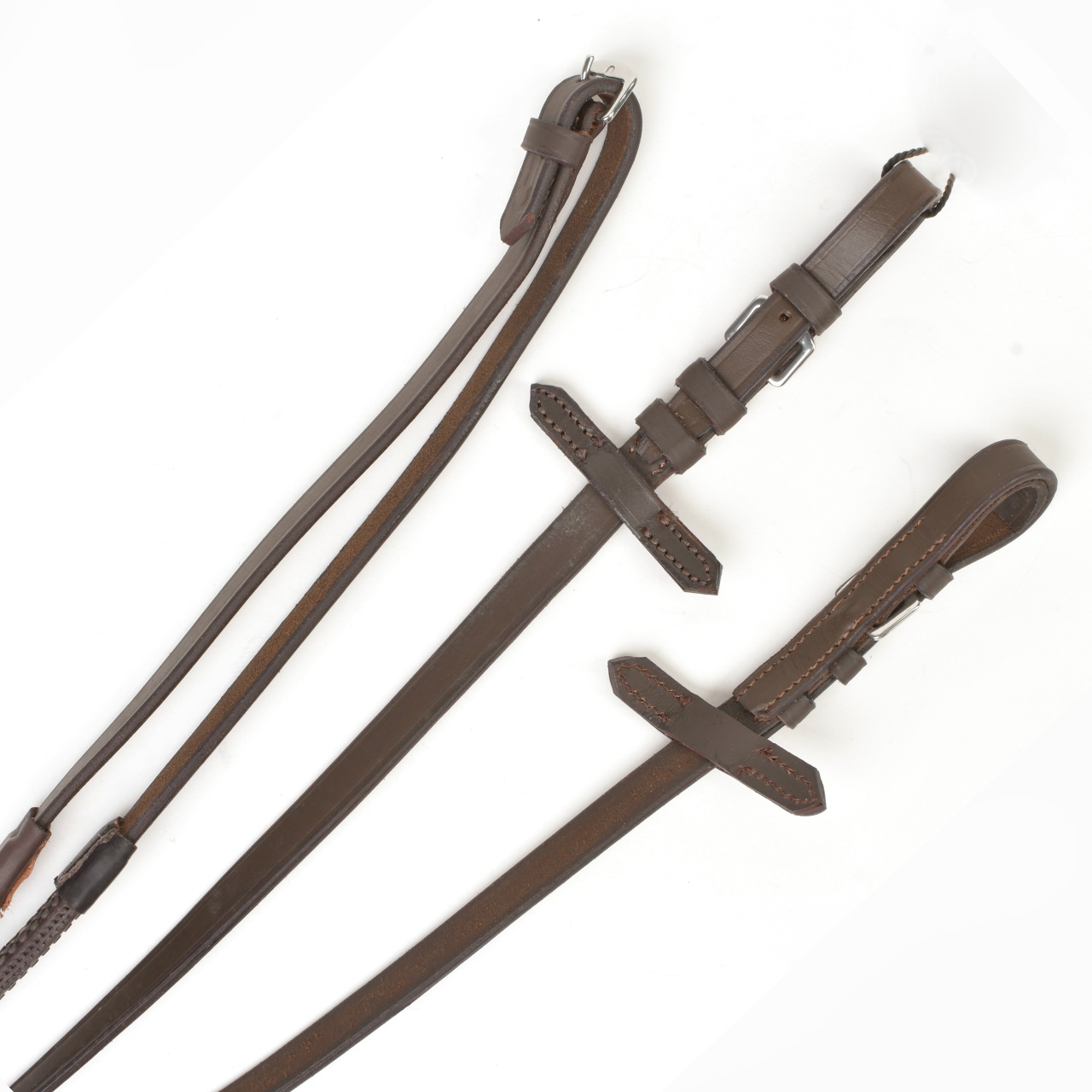 Повод шланг коричневый