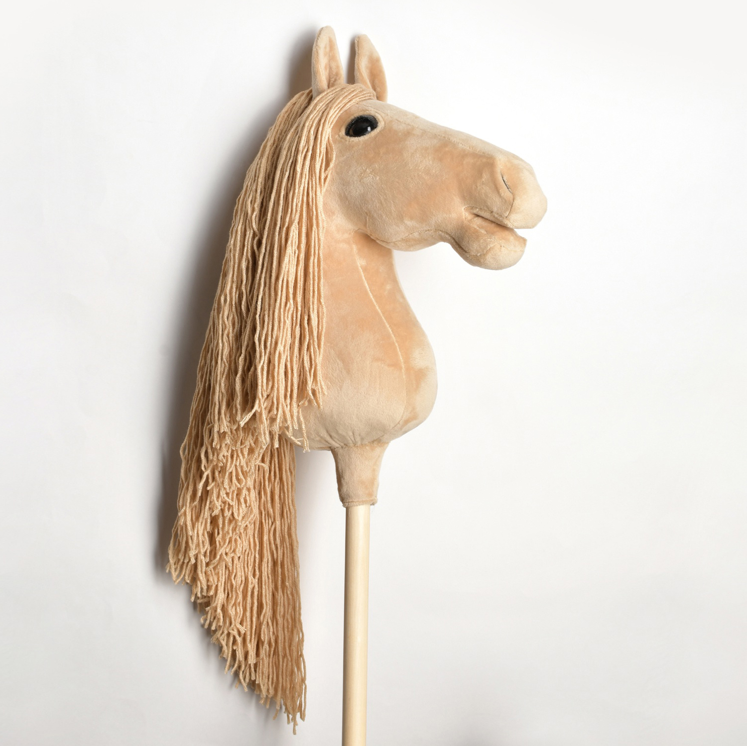 Хобби хорс HORSY бежевый/бежевая грива