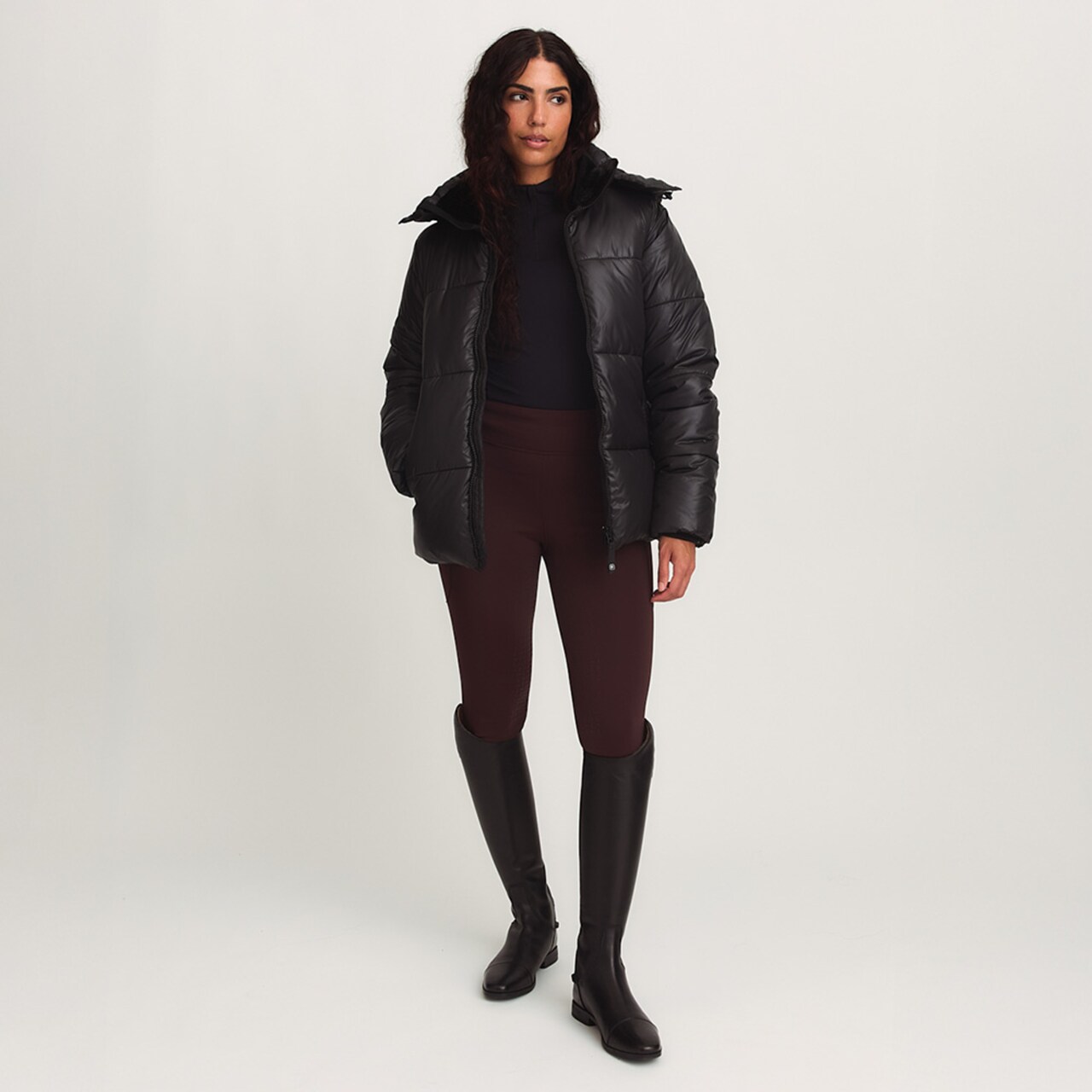 Куртка для верховой езды Sienna puffer чёрный