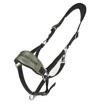 Недоуздок CARE чёрный/хаки (cob, 240803-41-cob)