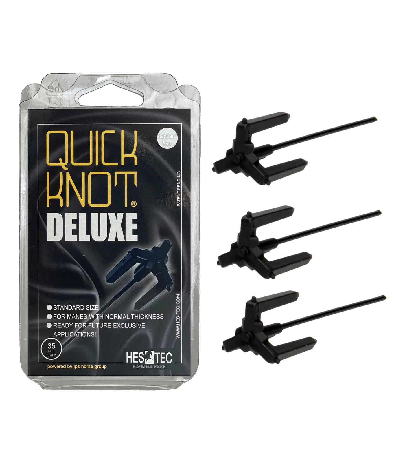 Шпильки для гривы Quick Knot Deluxe, чёрный Первая Конная Мануфактура