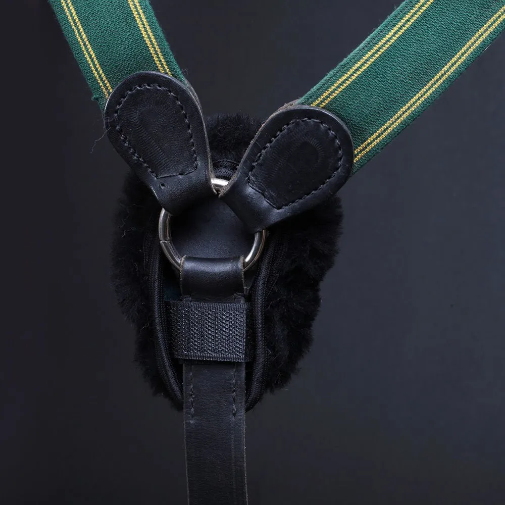 Подкладка меховая для мартингала чёрный первая конная мануфактура